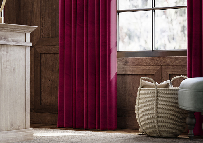 Ultra Luxe Velvet, Deep Pink - Made to Measure Curtains - Image 5